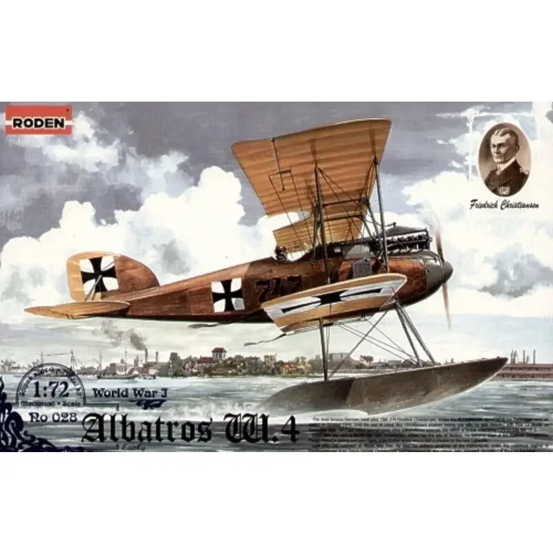 Albatros W.4b early Schaalmodel Superprijs