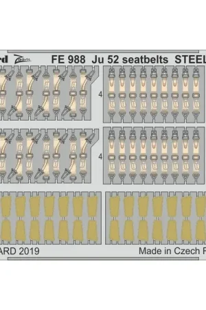 Goedkoop Ju 52 veiligheidsgordels staal 1/48 Accessoire