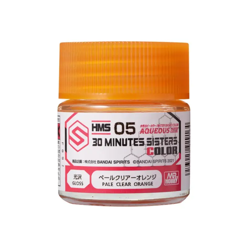 Op = Op Gunze hms-05 aqueous paint 30 minutes sisters colors (10 ml) pale clear orange Acrylverf