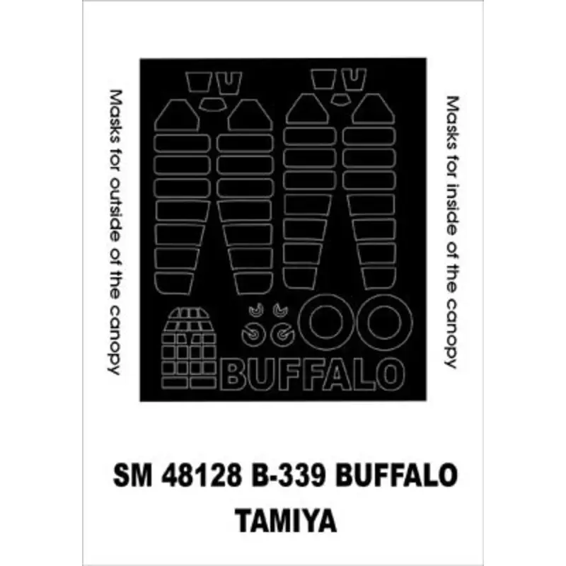 Flitsaanbieding Brewster B-339 Buffalo (exterior and interior) (designed To Be Farming with Tamiya kits)