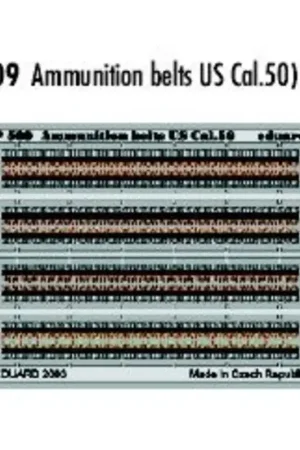 Ammunition belts US Cal.50 PRE-PAINTED IN COLOUR! Accessoire Goedkoop