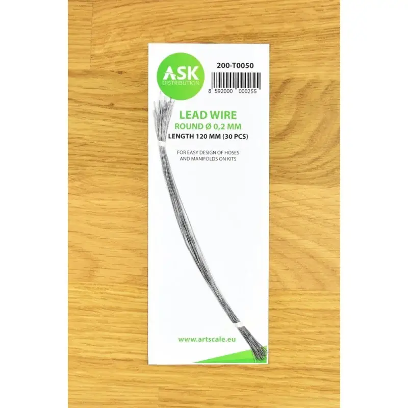 Laatste Kans Looddraad - Rond Ø 0,2 mm x 120 mm (30 stuks)