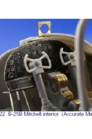 North American B-25B Mitchell interior PRE-PAINTED IN COLOUR! (toebehoren voor modelbouwsets van Accurate Miniatures) Lage Kosten