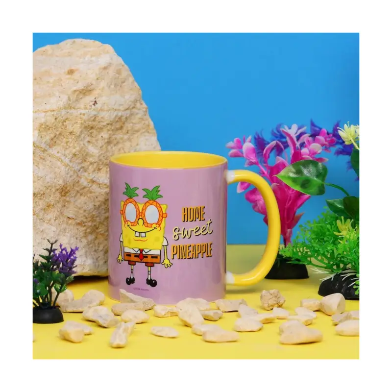Lage Kosten SPONGEBOB SQUAREPANTS - Home Sweet Pineapple - Colorful Interior Mug 325ml
