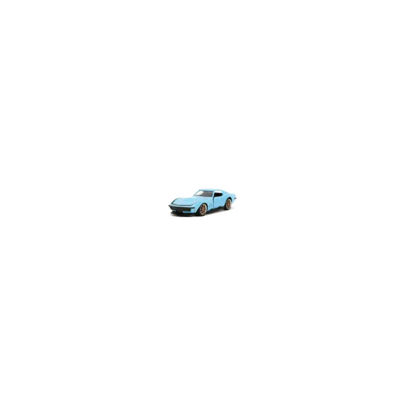 Dagaanbieding Jada 35682 chevrolet corvette stingray blue pink slips 1969 1/32 Miniatuur