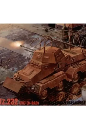 Sd.Kfz.232 (FU) (8-Rad) Schwerer Panzerspahwagen Schaalmodel Gecertificeerd