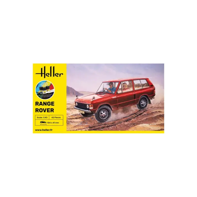 Heller 56181 starter model kit range rover 1/43 Schaalmodel Premium