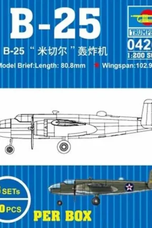 Direct Verzonden Noord-Amerikaanse B-25 (5 IN BOX) Schaalmodel