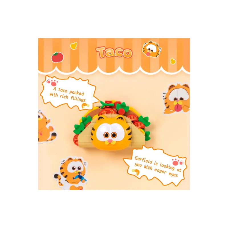 Weekendaanbieding Garfield Fridge Magnet Series Pantasy 86819 Taco Fridge Magnet 10cm