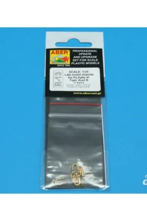 Late model shackle for Pz.Kpfw.VI Tiger Ausf B x4pcs Bestel Nu