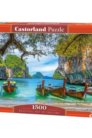 Prachtige baai in Thailand, puzzel van 1500 stukjes Lage Prijs