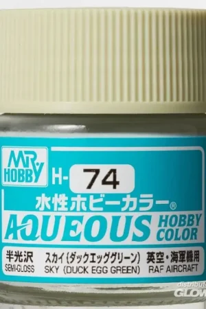 Mr Hobby -Gunze Aqueous Hobby Colors (10 ml) Sky (Duck Egg Green) Rechtstreeks Van De Fabrikant