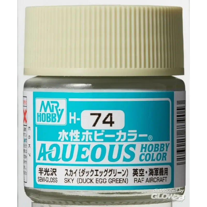 Mr Hobby -Gunze Aqueous Hobby Colors (10 ml) Sky (Duck Egg Green) Rechtstreeks Van De Fabrikant