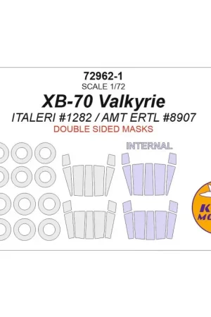 XB-70 Valkyrie (ontworpen voor gebruik met AMT/ERTL AMT8907 en Italeri IT1282 kits) - wielen en luifelverfmaskers (binnen en bui Laatste Versie