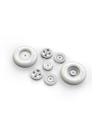 Bestel Nu Spitfire Mk.Ix Wheels 4-spaaks met gladde band 1/32