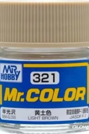 Op = Op Mr Hobby -Gunze Mr. Color (10 ml) Light Brown Acrylverf