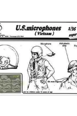 Bestseller Royal Model: 1/35; U.S. Microphones (Vietnam)