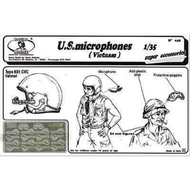 Bestseller Royal Model: 1/35; U.S. Microphones (Vietnam)