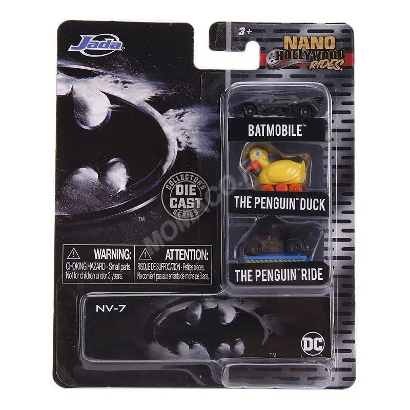 Set van 3 nano-wagens "batman" serie nv-7 Miniatuur Shop Nu