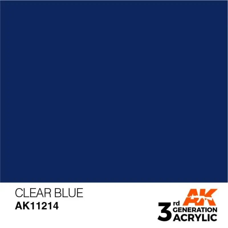 Helder blauw - standaard Acrylverf Nieuw