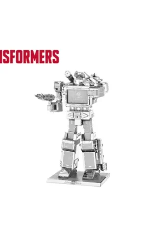 MetalEarth: TRANSFORMERS / SOUNDWAVE 5.1x3.5x8.6cm, metalen 3D-model met 2 vellen, op kaart 12x17cm, 14+ Meest Verkocht