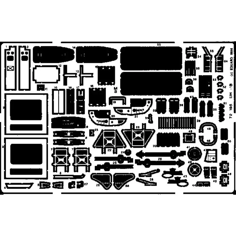 Bell UH-1B (toebehoren voor modelbouwsets van Italeri) Accessoire Goedkoop