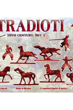 Stradioti.16e eeuw.Set 1 Figuren Lage Kosten