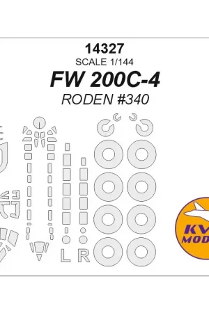 Betrouwbaar Focke-Wulf Fw-200C-4 + wielen maskers (ontworpen voor gebruik met Roden kits) 340)