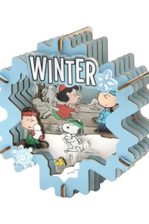 Peanuts Puremind model Wooden Theater Winter Wonderland Betaalbaar
