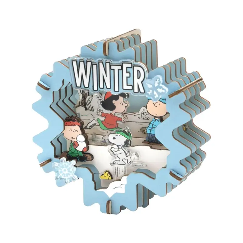 Peanuts Puremind model Wooden Theater Winter Wonderland Betaalbaar