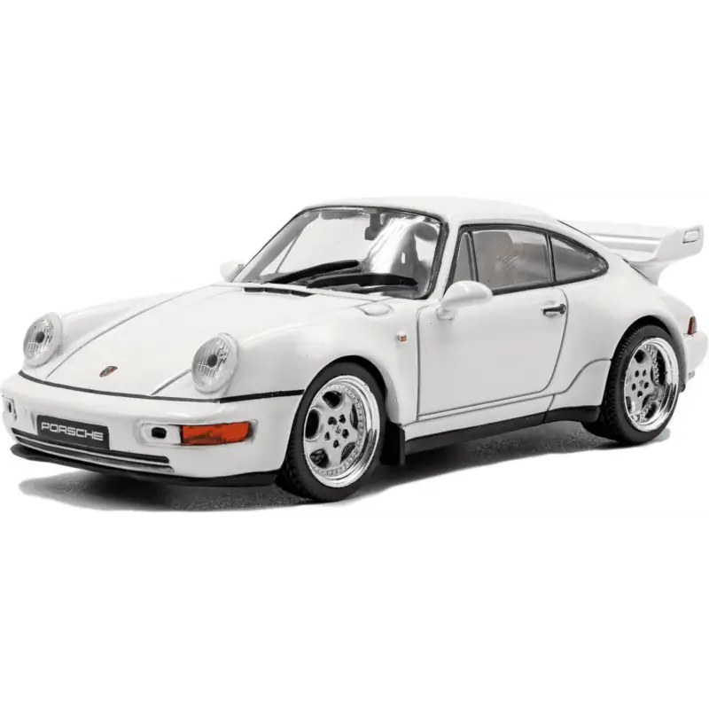 Express Levering 1:43 porsche 911 (964) rs 3.8 grand prix white 1994 Miniatuur