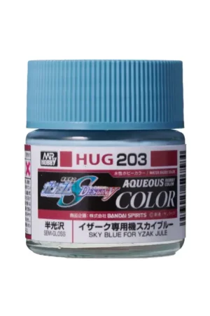 Exclusieve Aanbieding Gunze hug-203 paint aqueous gundam color (10ml) sky blue for yzak jule Acrylverf