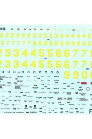 Sticker Douglas C-47 / DC-3 Stencils Airfix, Italeri, ESCI, Revell kits Decal Korting