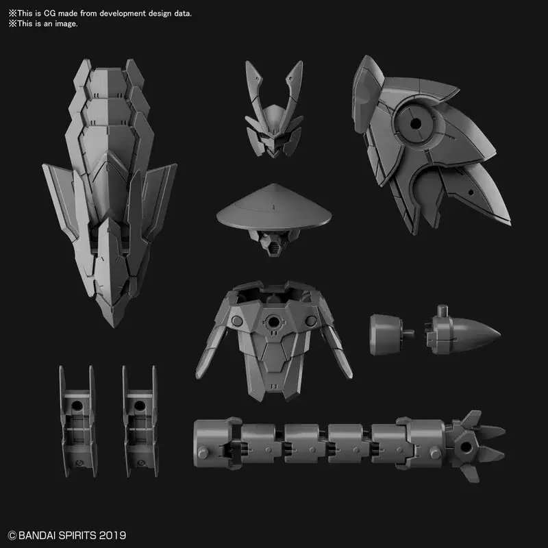Beperkt Aanbod 30 Minute Missions: Option Parts Set 4 Sengoku Armor 1:144 Scale Model Kit