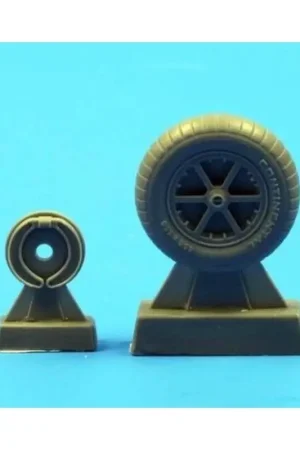 Messerschmitt Bf 109E Wheels (toebehoren voor modelbouwsets van Hasegawa, Hobbycraft and Tamiya) Premium