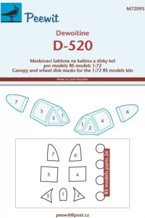 Actieprijs Dewoitine D-520 (designed to be used with RS models kits) Accessoire