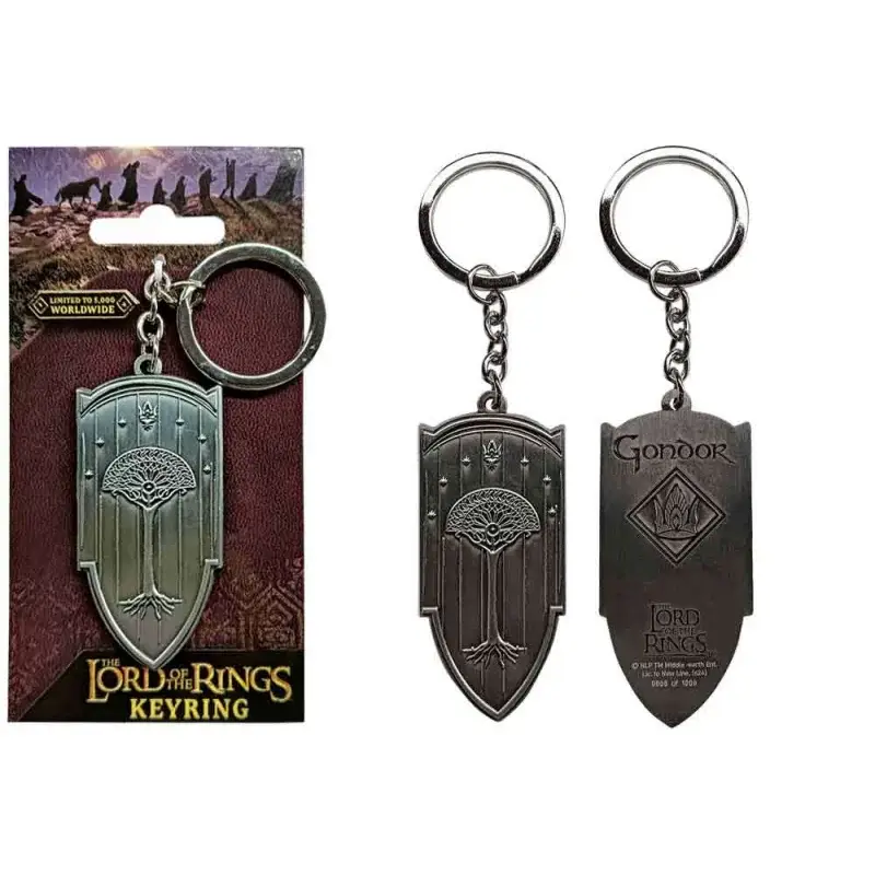 Exclusieve Aanbieding Lord Of The Rings - Gondor Shield etal Keyring Sleutelhanger