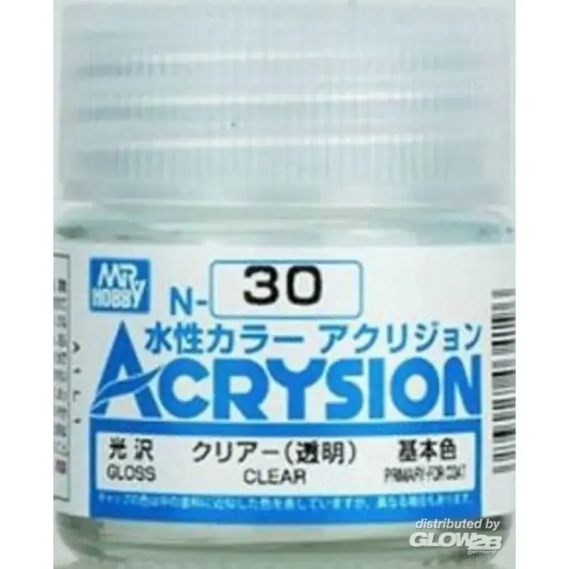 Koopje Mr Hobby -Gunze Acrysion (10 ml) Clear Acrylverf