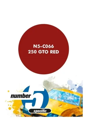 Snelle Levering Ferrari 250 gto red - 30ml Acrylverf