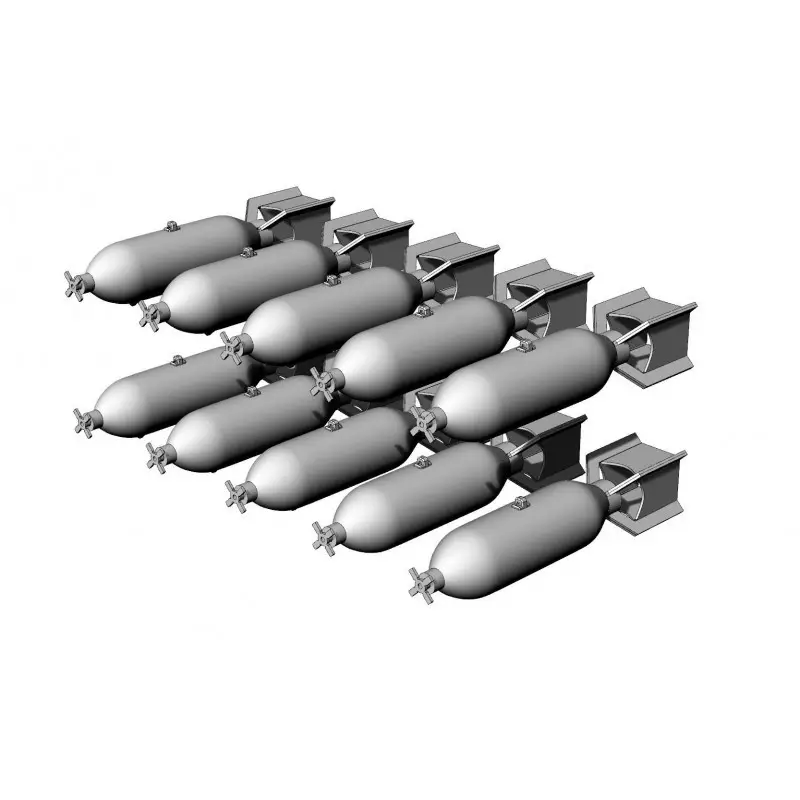 Alleen Vandaag US GP 100lb AN-M30A1 bommen (10 stuks) Accessoire
