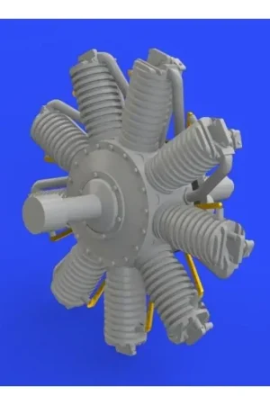 Fokker Dr.I Triplane motor (ontworpen voor gebruik met Eduard kits) Merkproduct