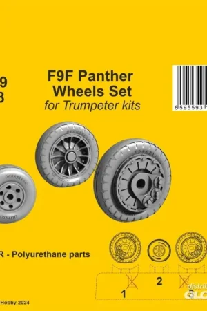 Korting F9F Panther Wheels Set / for Trumpeter kits