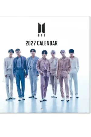 BTS wall calendar 2027 30 x 30 cm Betrouwbaar