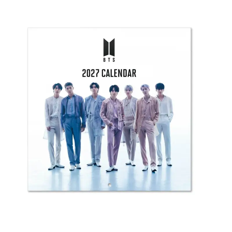 BTS wall calendar 2027 30 x 30 cm Betrouwbaar