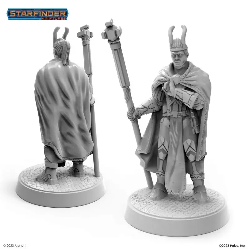 Tijdelijk Beschikbaar Starfinder - lashunta priest Figuurtje