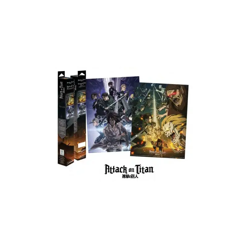 Direct Verzonden ATTACK ON TITANS - Final Season - Set 2 Posters 52 x 38cm
