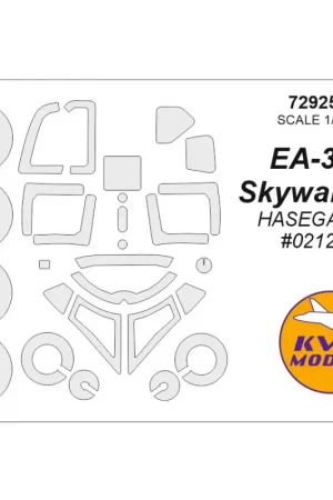 Betaalbaar EA-3B Skywarrior (HASEGAWA 02126) + wielenmaskers (ontworpen voor gebruik met Hasegawa-kits)
