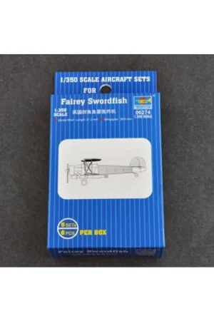 Fabrieksprijs Fairey Swordfish x 6 sets per box. Each sprue includes one aircraft. Total 78 parts on 6 sprues for 6 aircraft.