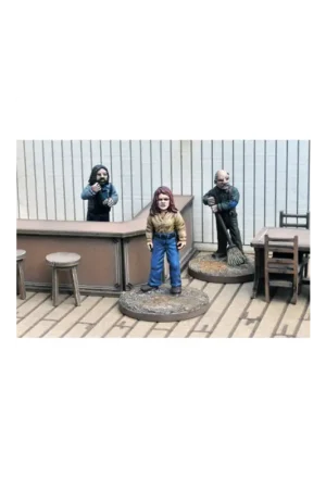 Dead Man's Hand - Rogan's Bar Civilian Set Figuurtje Superprijs
