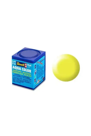 Flitsaanbieding Satijn Fluo Gele Aqua Acrylverf - 18ml 312